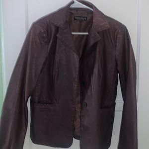 Bagatelle, Medium purple letter jacket.
